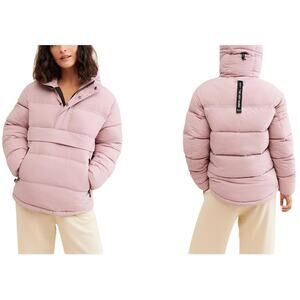 The Very Warm Mauve Pink Pullover Winter Outdoor Snowboarding Puffer Large